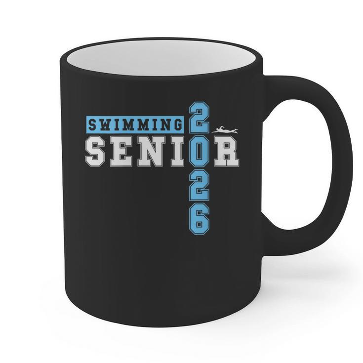 Women's Swimming Senior Night Swim Senior 2026 Graduation 39 Graphic Print Coffee Mug