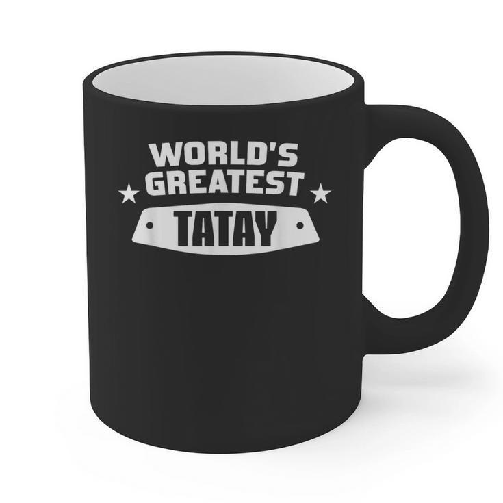 World's Greatest Tatay Shirt Filipino Dad Graphic Print Coffee Mug