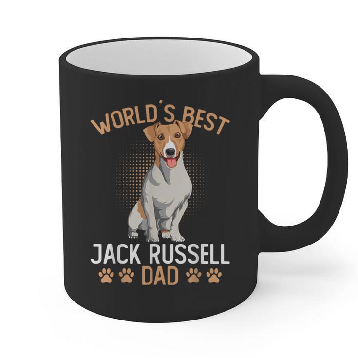 World´s Best Jack Russell Terrier Dad Dog Owner Men Graphic Print Coffee Mug