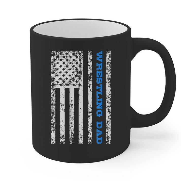 Wrestling Dad Graphic Print Coffee Mug