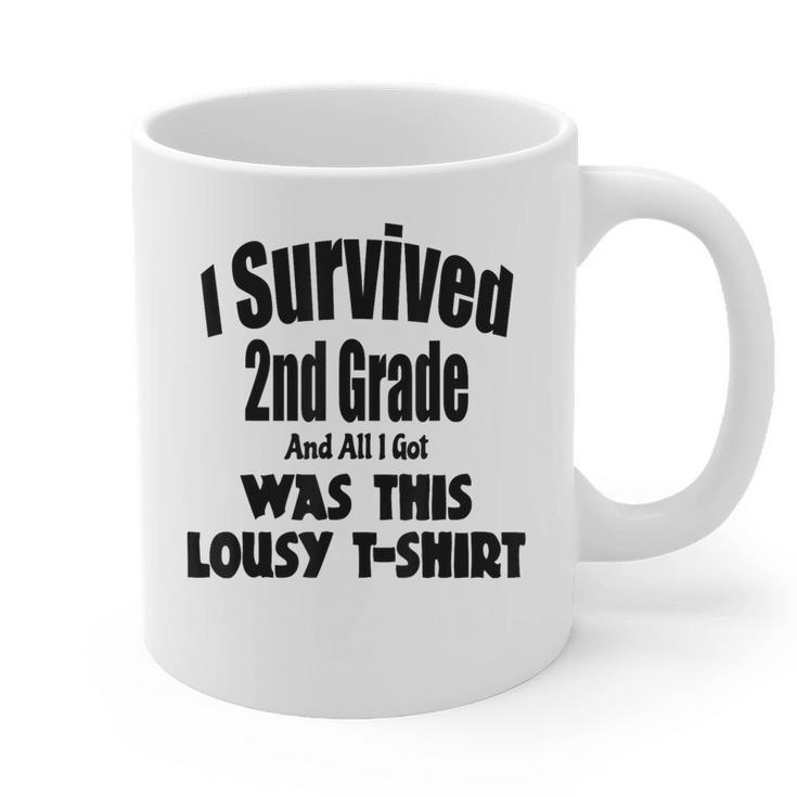 2nd Grade Graduation Boy Girl Graduate Education Graphic Print Coffee Mug