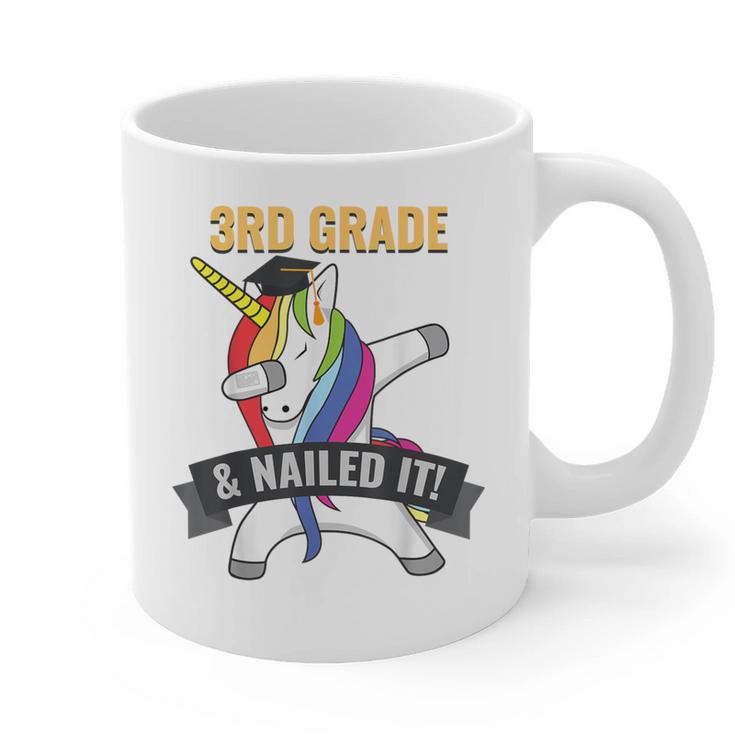 3RD GRADE NAILED IT UNICORN DABBING GRADUATION T-SHIRT Graphic Print Coffee Mug