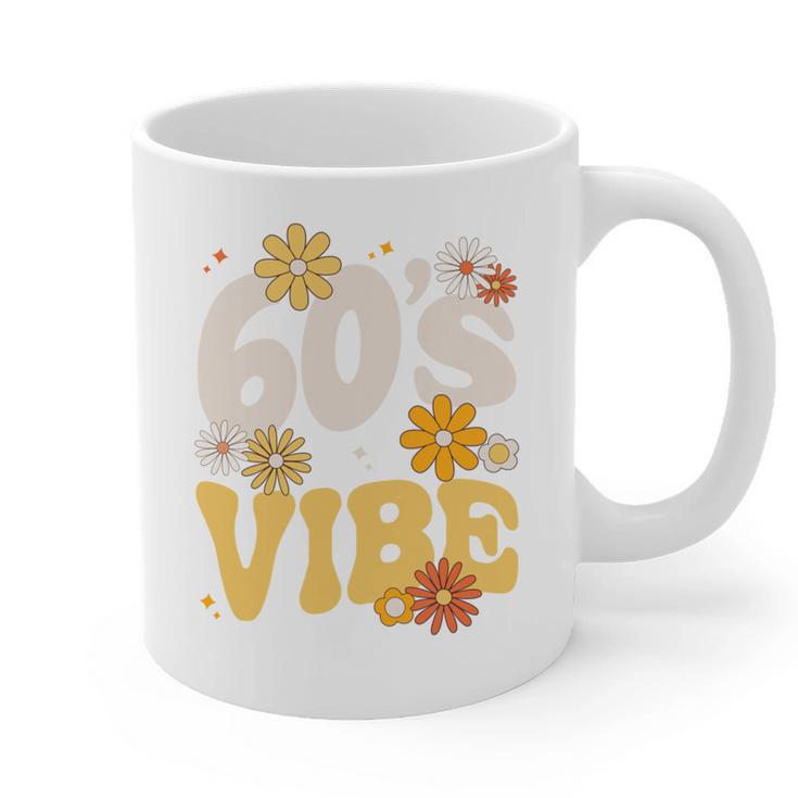 60's Vibe Vintage Nostalgia Mixtape Era 1960s Party Groovy Graphic Print Coffee Mug