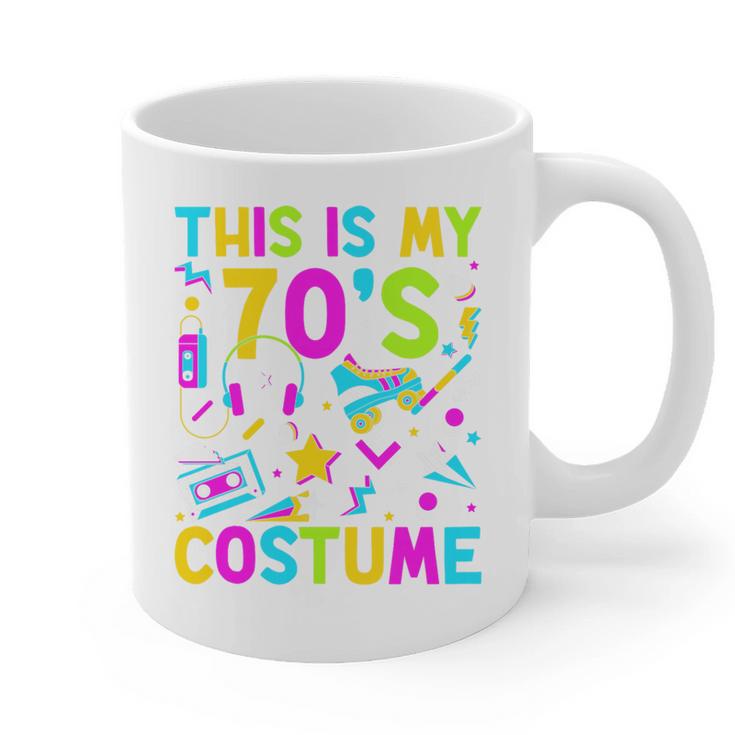 This Is My 70's Costume Nostalgia Mixtape Era 1970s Party Premium Tri-Blend Graphic Print Coffee Mug