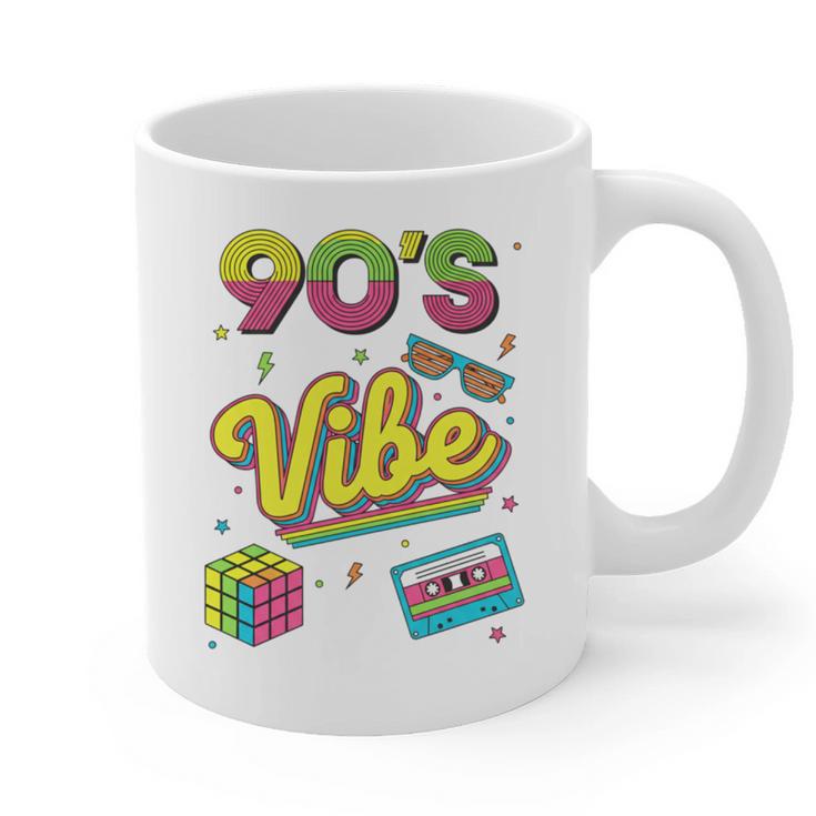 90s Nostalgia Retro Apparel 90'S Vibe Retro Graphic Print Coffee Mug