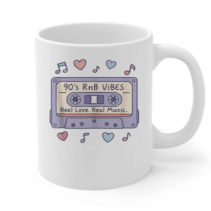 90s RNB Vibes Cassette – Retro Music Nostalgia RNB Cassette Graphic Print Coffee Mug