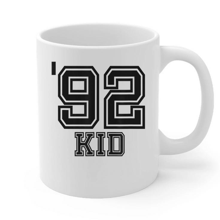 '92 Kid Perfect Vintage Retro Nostalgia Gear For Year 1992 Graphic Print Coffee Mug