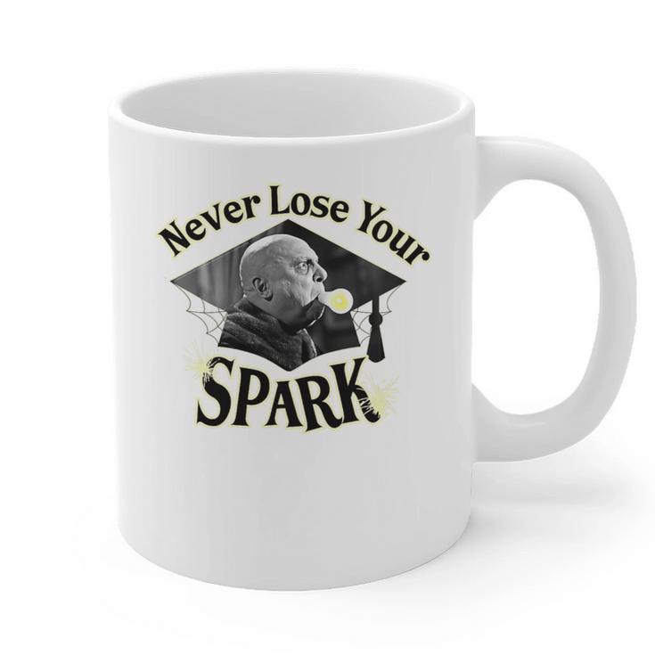 The Addams Family TV Series – Uncle Fester Graduation Spark Premium Graphic Print Coffee Mug