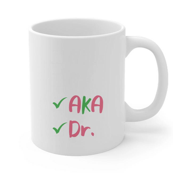 AKA Doctor Medical Worker Appreciation Graduation Graphic Print Coffee Mug