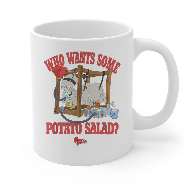American Dad Who Wants Some Potato Salad Roger Cartoon Graphic Print Coffee Mug