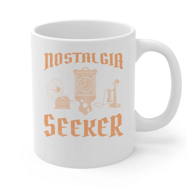 Antique NOSTALGIA SEEKER Antique Collector Graphic Print Coffee Mug Antique NOSTALGIA SEEKER Antique Collector Graphic Print Coffee Mug