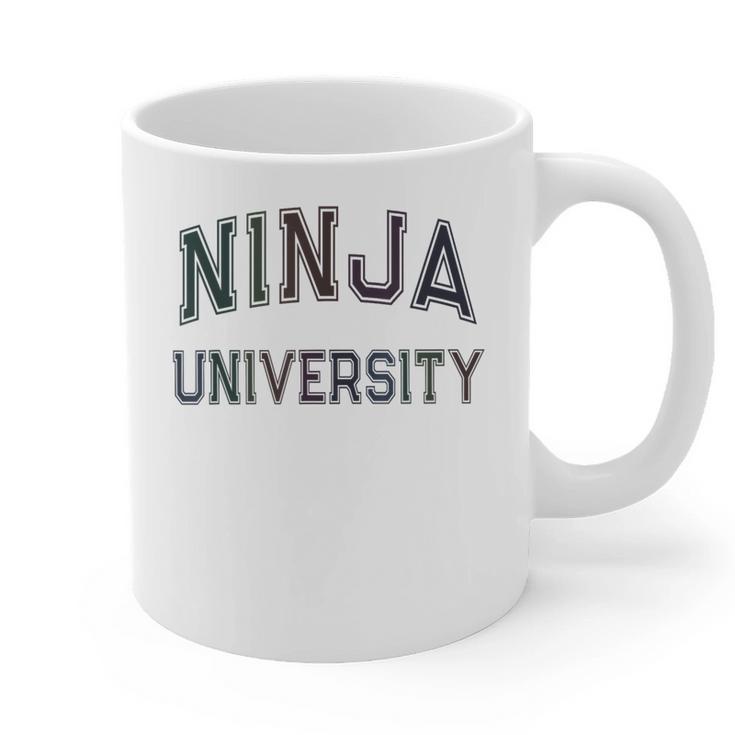Antisocial NINJA UNIVERSITY Introvert Sarcastic Graphic Print Coffee Mug