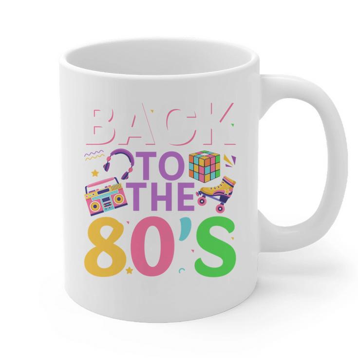 Back To The 80's Mixtape Era Nostalgia Retro 1980 80's Style Graphic Print Coffee Mug
