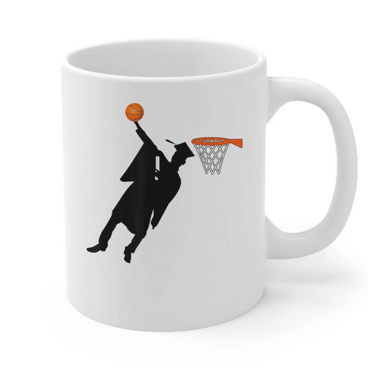 Basketball Slam Dunk Elementary Graduation 2025 6th Grade Graphic Print Coffee Mug