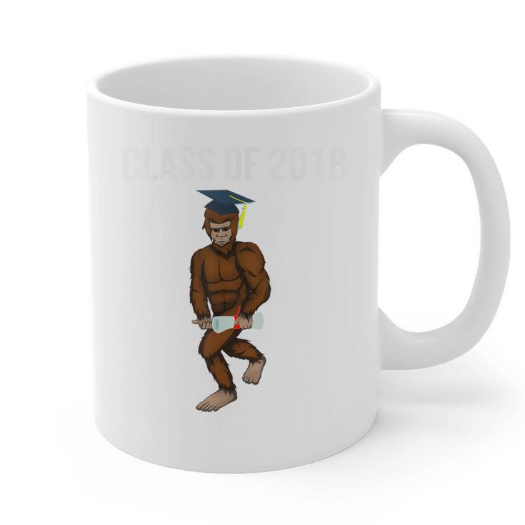 Bigfoot Graduation Shirt Class Of 2018 College Boys Graphic Print Coffee Mug