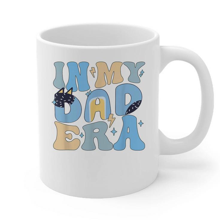 In My Blue Dad Era Cool Dad Father's Day Graphic Print Coffee Mug
