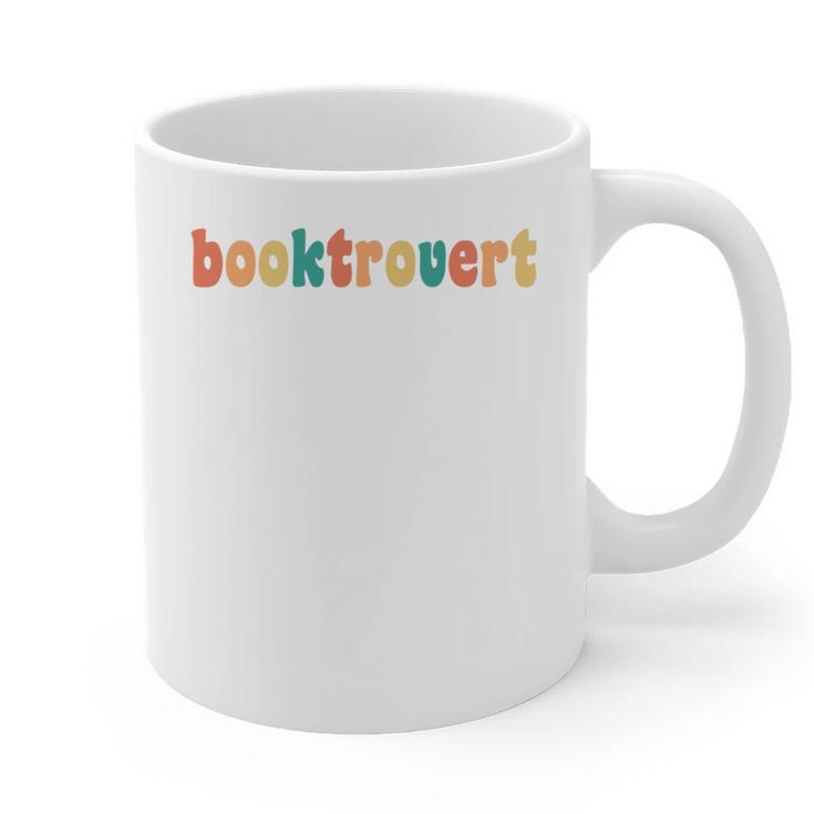 Book Lovers Introverted Bookworm Reading Booktrovert Graphic Print Coffee Mug