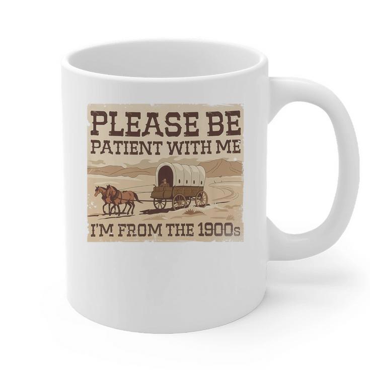 Boomer Millennial Please Be Patient I'm From The 1900s Premium Graphic Print Coffee Mug