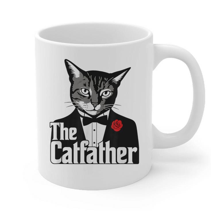 The Cat Father Cool Cat Dad Cat Lovers Graphic Print Coffee Mug