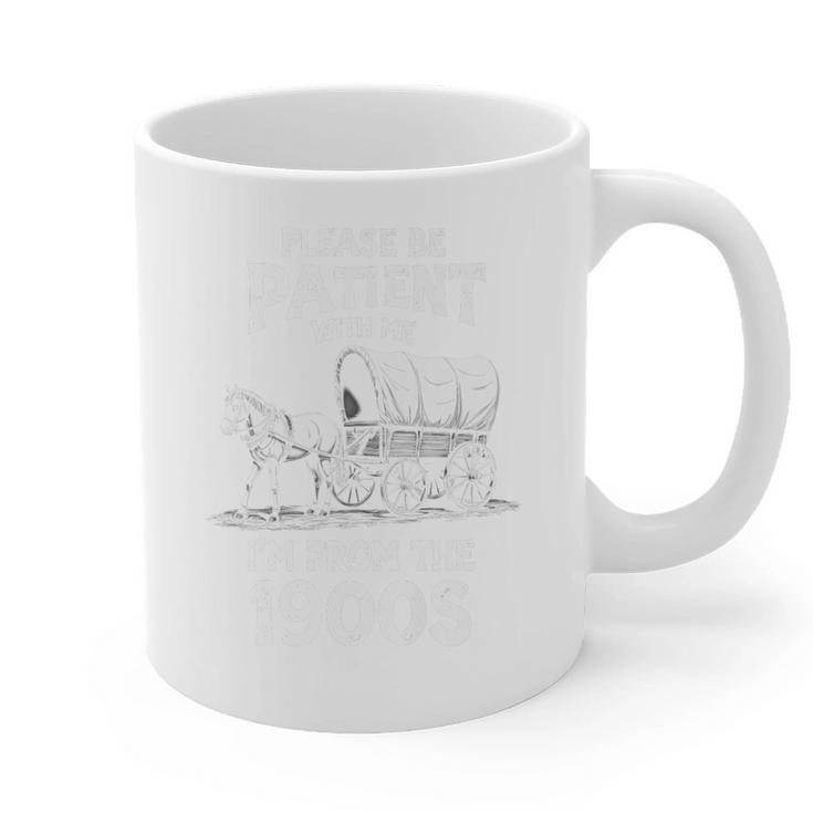Charming Slow Life Please Be Patient I'm From The 1900s Premium Graphic Print Coffee Mug