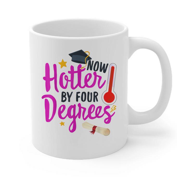 Class Of 2022 Four Degrees Hotter Graduation Day Master Grad Graphic Print Coffee Mug