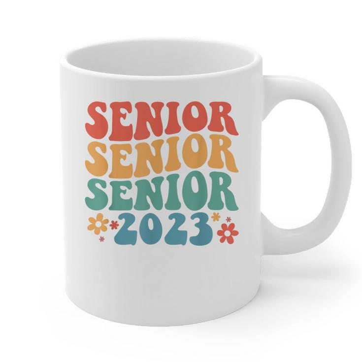 Class Of 2023 Senior 2023 Graduation Retro Seniors Graphic Print Coffee Mug