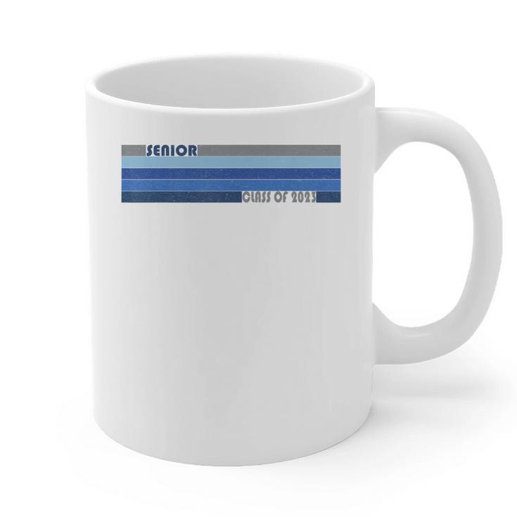 Class Of 2023 Senior Retro 2023 Grad Graduate Graduation Graphic Print Coffee Mug
