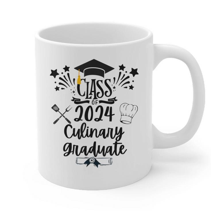 Class Of 2024 Culinary Graduate Culinary Chef Graduation Graphic Print Coffee Mug