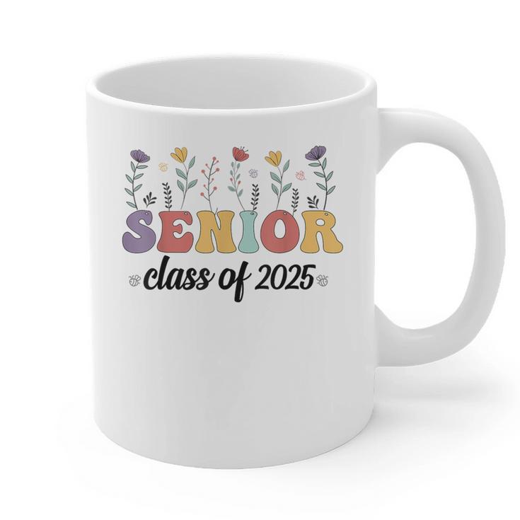 Class Of 2025 Senior 25 High School Graduation Graphic Print Coffee Mug