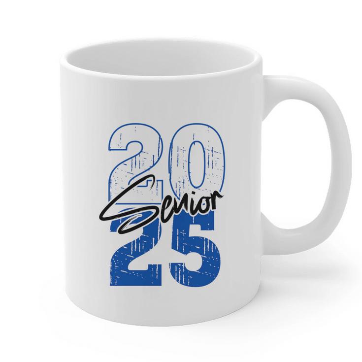 Class Of 2025 Senior Graduation 2025 Blue Graphic Print Coffee Mug