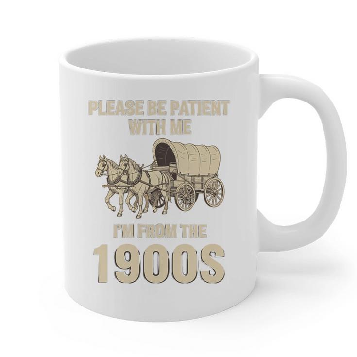 Country Please Be Patient With Me I'm From The 1900s Vintage Premium Tri-Blend Graphic Print Coffee Mug