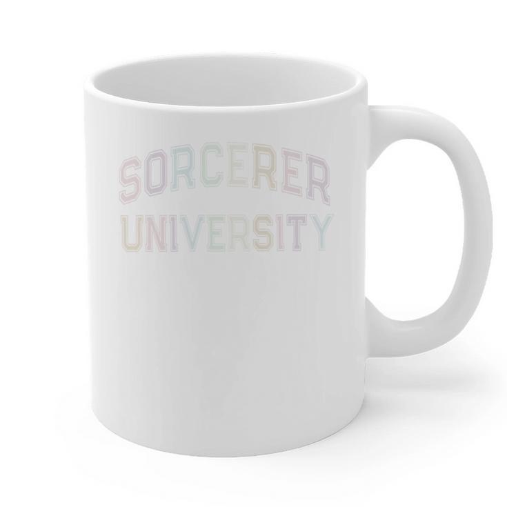 Crazy Sarcastic SORCERER UNIVERSITY Introvert Anti Social Graphic Print Coffee Mug