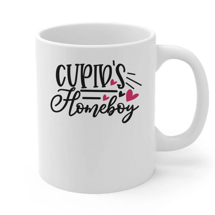 Cupid's Homebody Introvert Valentine's Day Home Graphic Print Coffee Mug