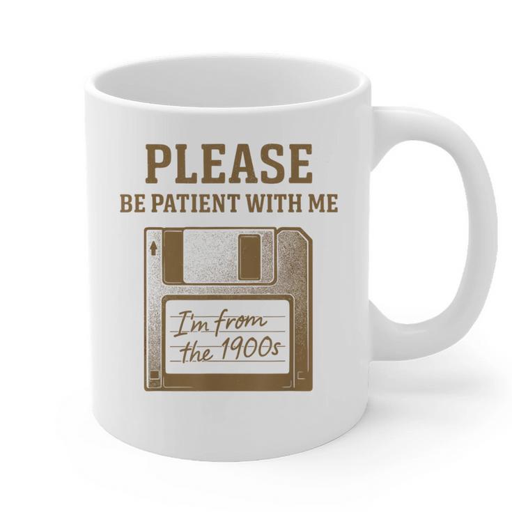 Dad Joke I'm From The 1900s Old Floppy Disk Programmer Graphic Print Coffee Mug Dad Joke I'm From The 1900s Old Floppy Disk Programmer Graphic Print Coffee Mug