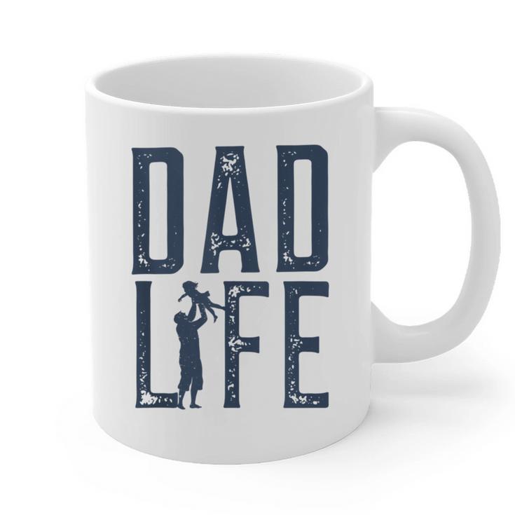 Dad Life Girl Dad Graphic Print Coffee Mug