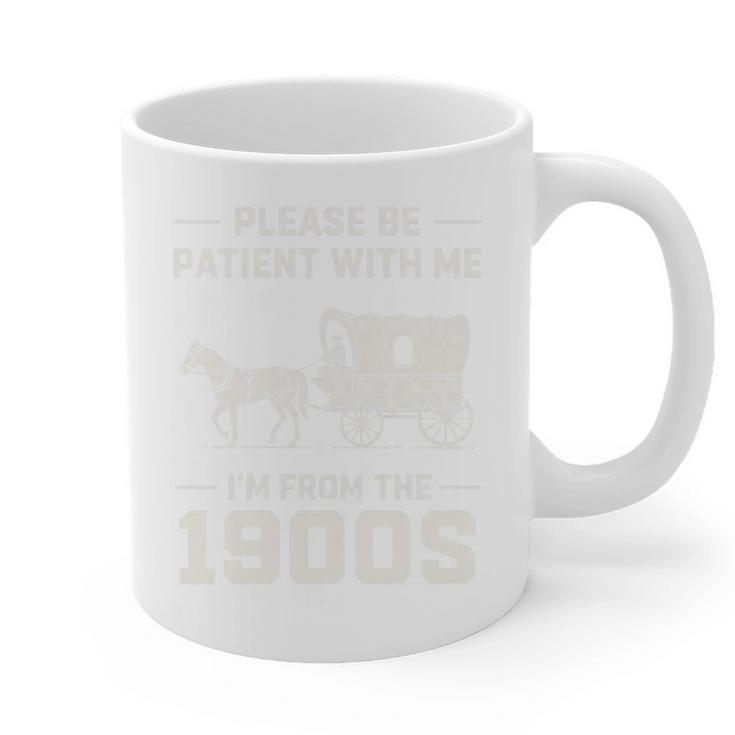 Dad Please Be Patient With Me I'm From The 1900s Vintage Premium Tri-Blend Graphic Print Coffee Mug