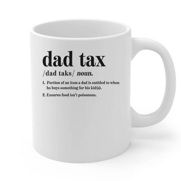 Dad Tax Definition Tee For Men Father's Day Graphic Print Coffee Mug