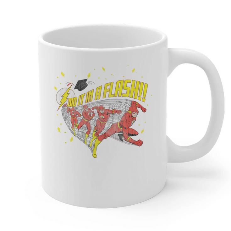 DC Comics The Flash Graduation Did It In A Flash Graphic Print Coffee Mug