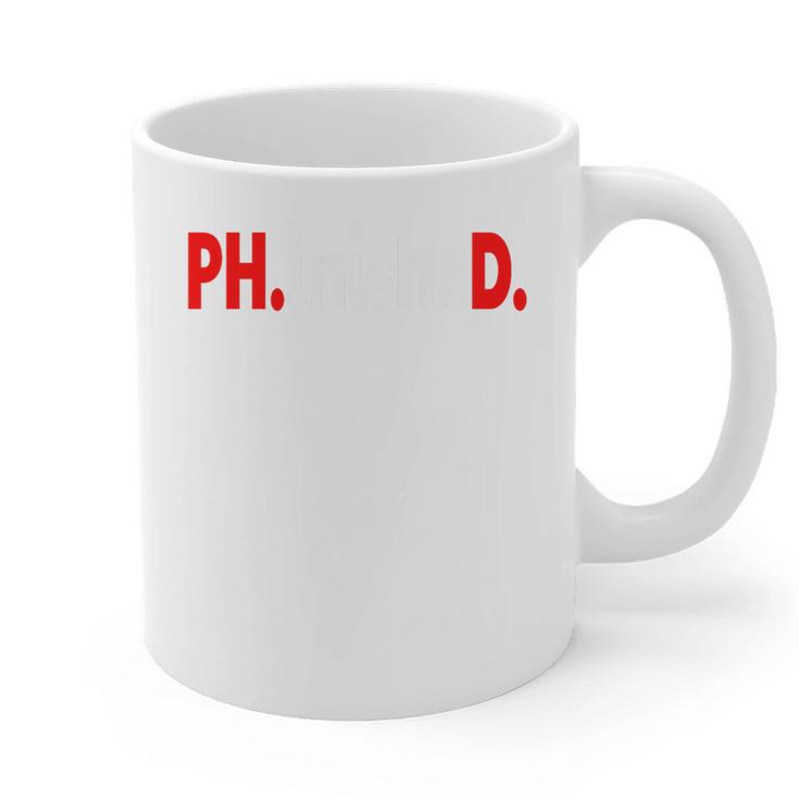 Doctorate PhinisheD PhD Graduation Premium Graphic Print Coffee Mug