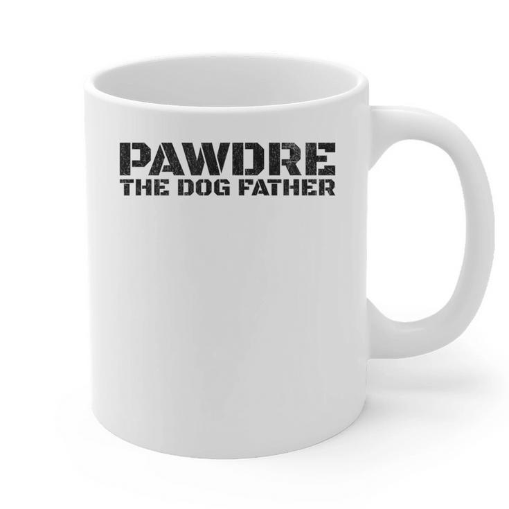 Dog Dad Humor PAWDRE The Dog Father Not Just a Dog Dad Graphic Print Coffee Mug