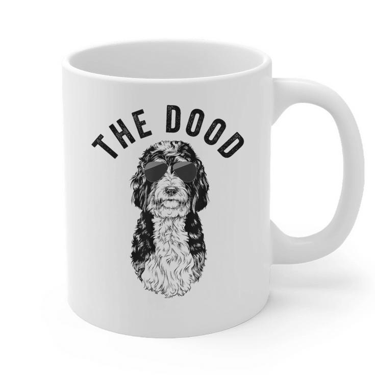 The Dood Bernedoodle Mom Doodle Dog Dad Graphic Print Coffee Mug