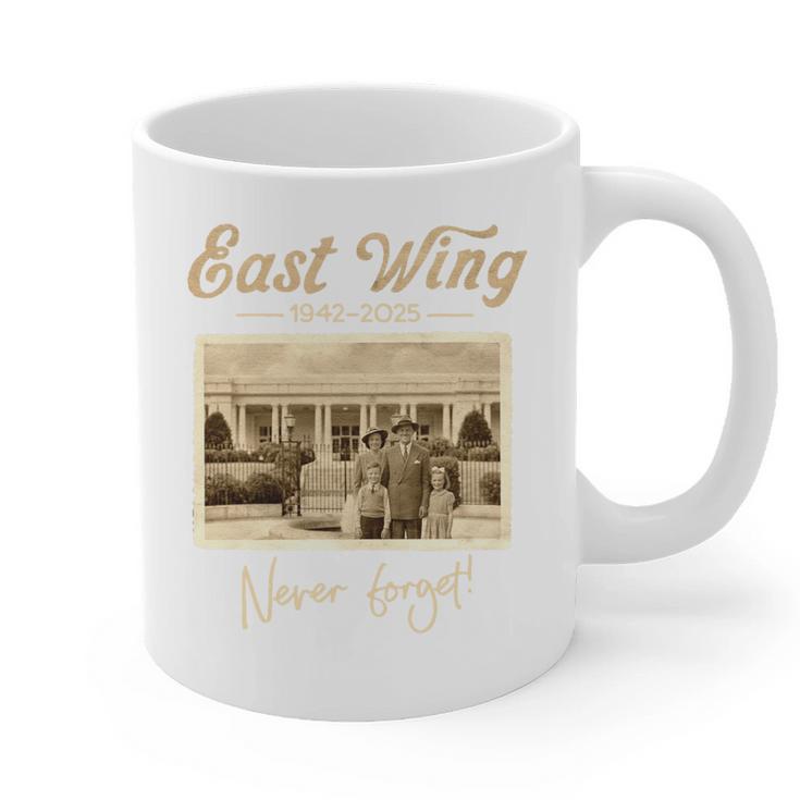 East Wing Never Forget American Vintage Nostalgia Premium Tri-Blend Graphic Print Coffee Mug