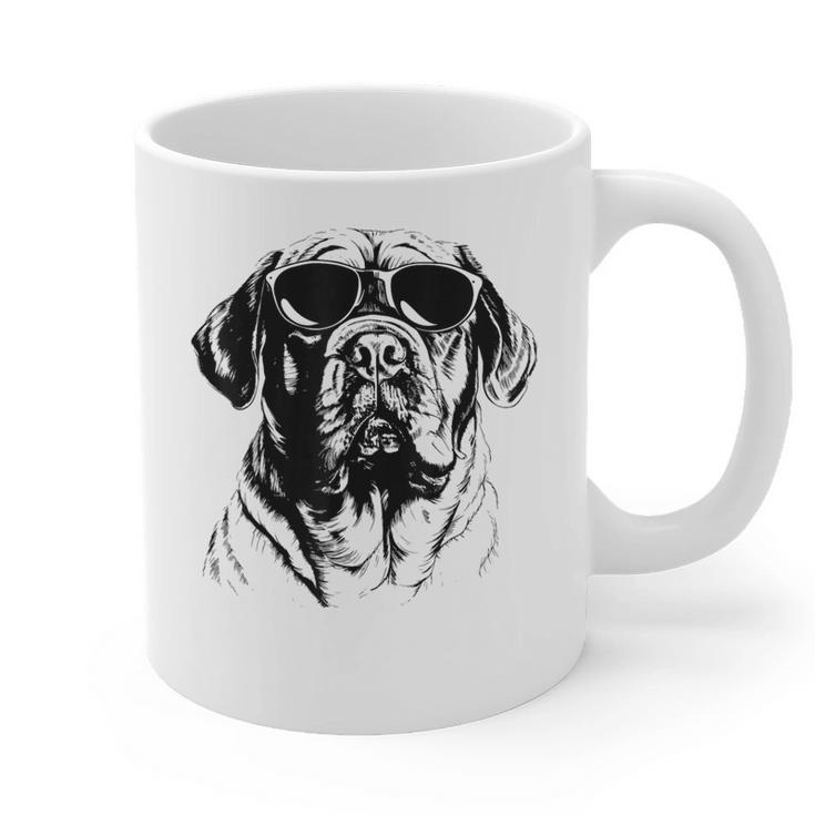 English Mastiff Sketch Drawing Art Dog Lover Mom Dad Women Graphic Print Coffee Mug