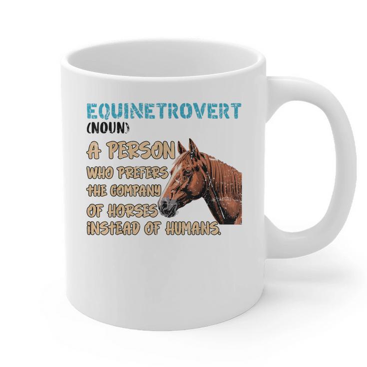 Equinetrovert Definition Equine Horse Riding Introvert Graphic Print Coffee Mug Equinetrovert Definition Equine Horse Riding Introvert Graphic Print Coffee Mug