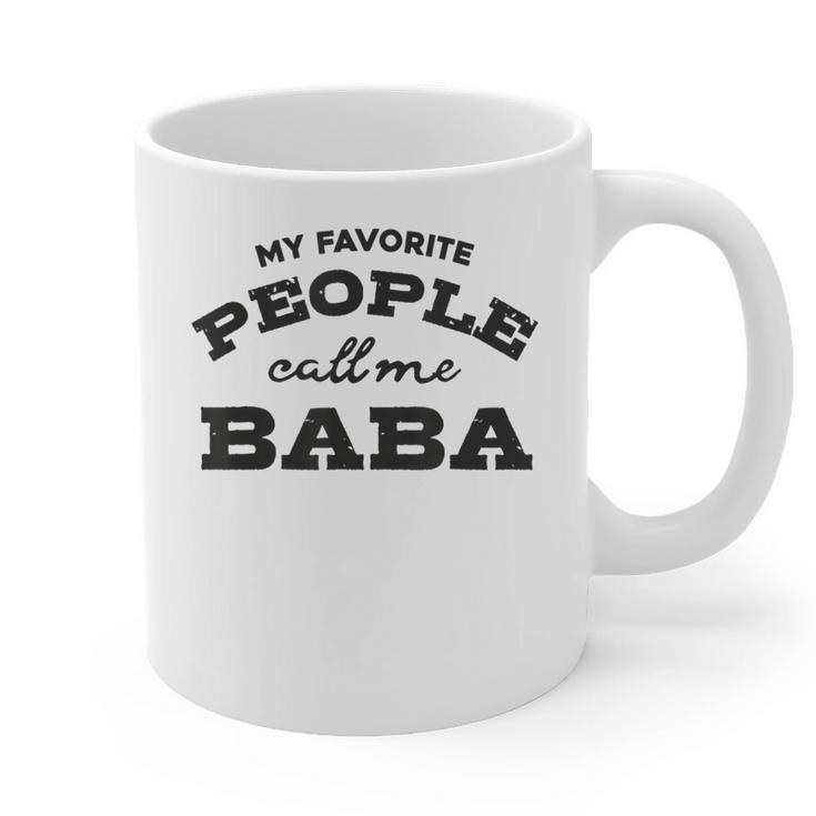 My Favorite People Call Me Baba And Cute Dad T-Shirt Graphic Print Coffee Mug