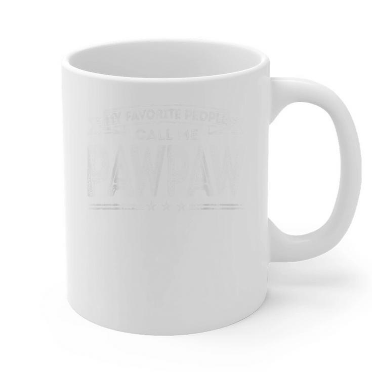 My Favorite People Call Me Pawpaw Dad Grandpa Graphic Print Coffee Mug