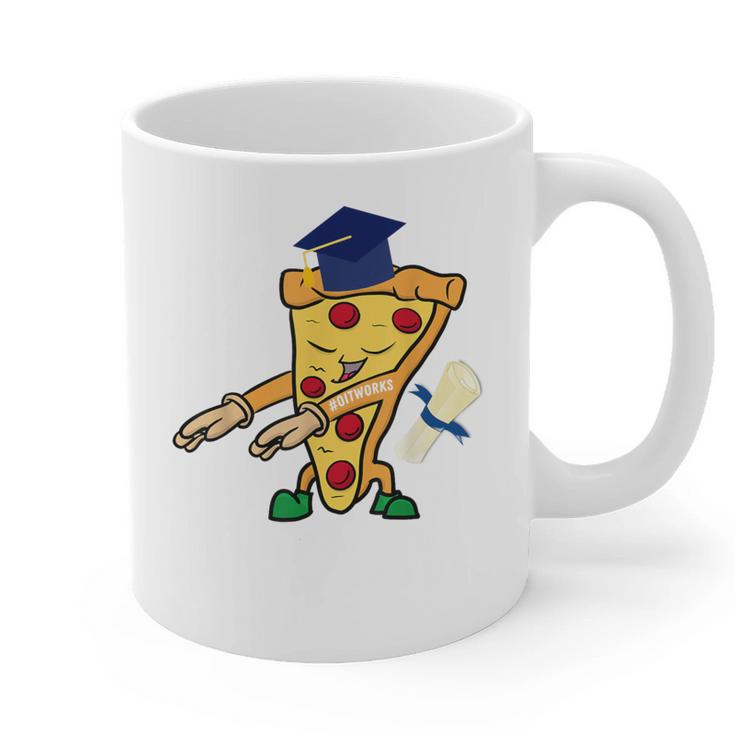 Flossing Pizza Dairy OIT For Dairy OIT Graduation Graphic Print Coffee Mug