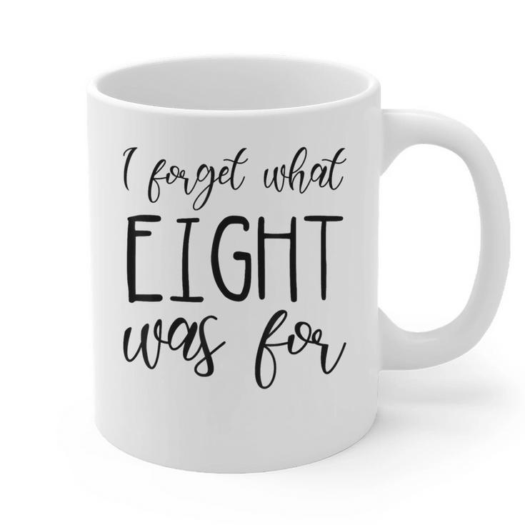I Forget What 8 Was For Nostalgia Vintage Humor Graphic Print Coffee Mug