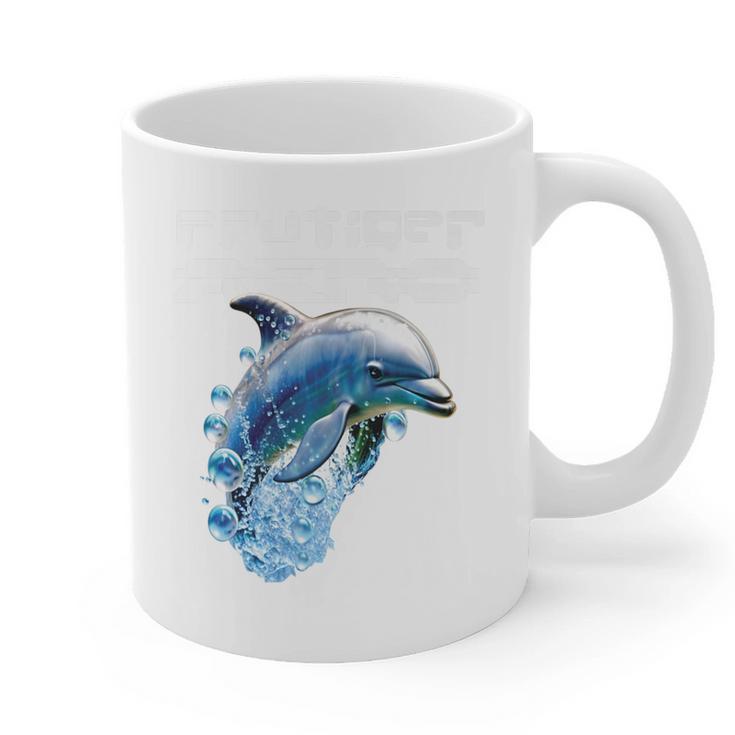 Frutiger Aero Splashy Dolphin Y2k Aesthetic Graphic Premium Graphic Print Coffee Mug