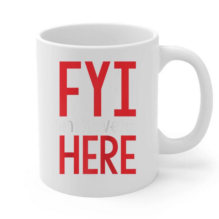 Fyi Introvert Here Raglan Baseball Tee Graphic Print Coffee Mug